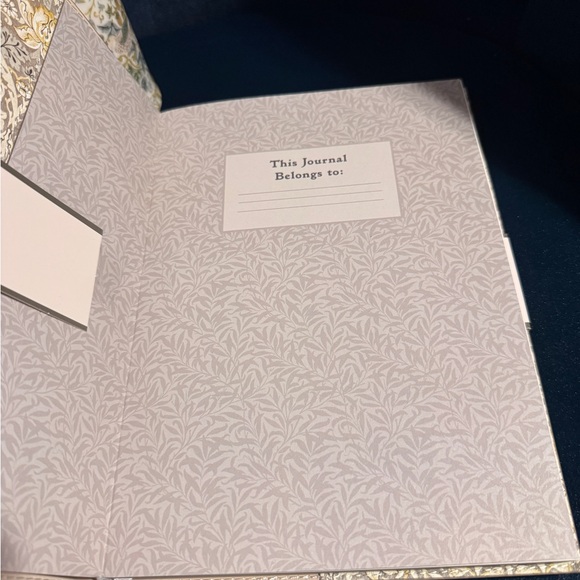 William Morris & Co. coordinating fine china coffee mug & faux leather journal - Picture 5 of 7